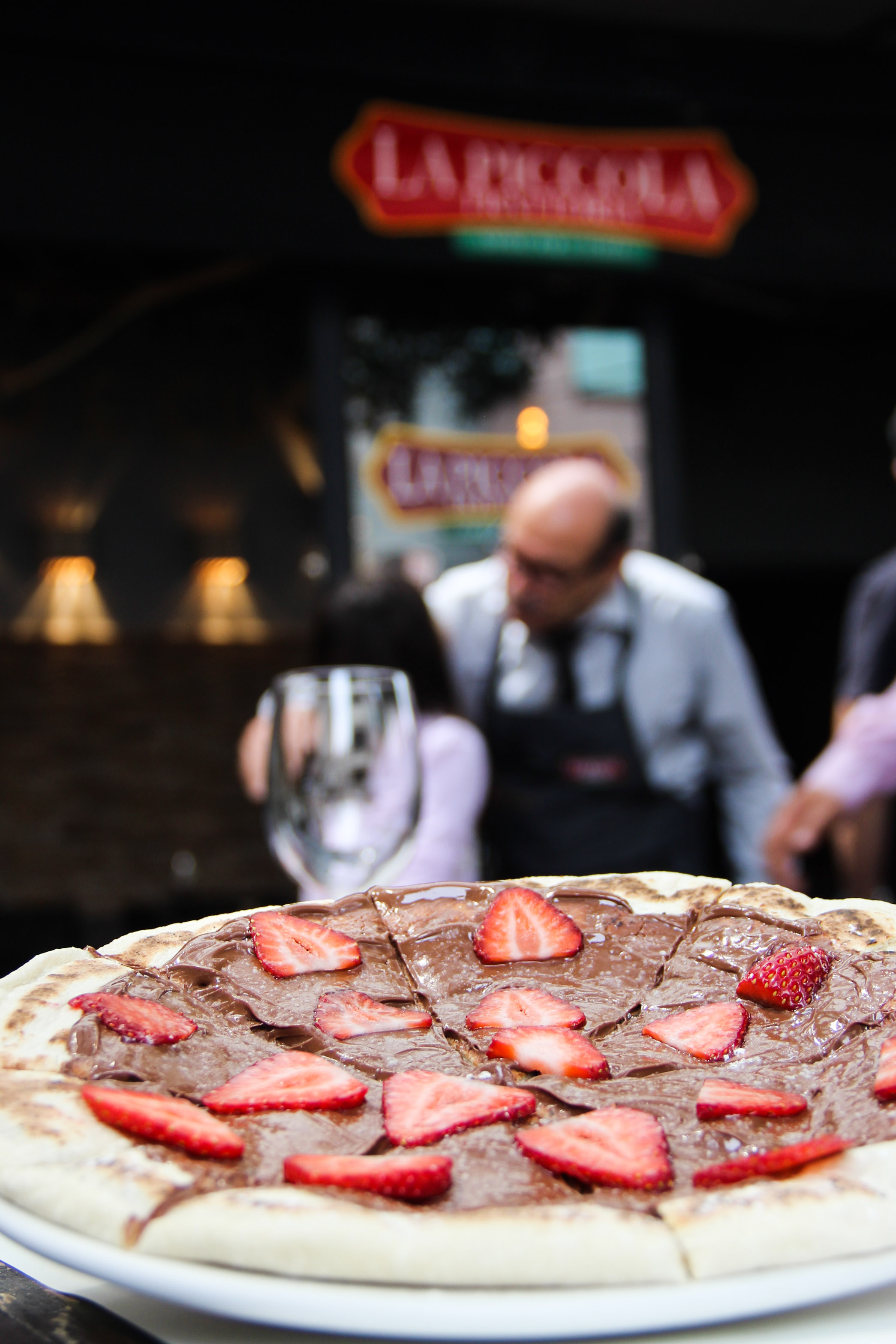 Pizza nutella